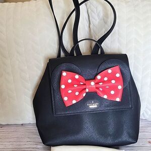 KATE SPADE X DISNEY Neema Minnie Mouse Backpack NWOT